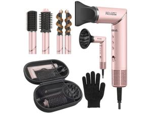 Secador Multifuncional 5 Em 1 Mondial Golden Rosé 1500W SM-01-BLDC-GR