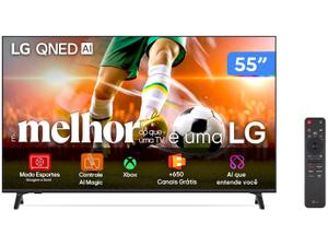 Smart TV 55" LG 4K QNED 55QNED70ASA WebOS 25 α7 AI Processor 4K Gen8 Alexa 3 HDMI 1 US