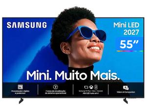 Smart TV 55" Samsung 4K UHD Mini LED M75H One UI Tizen UN55M75HAGXZD 2026