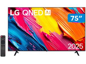 Smart TV 75" LG 4K QNED 75QNED70ASA WebOS 25 α7 AI Processor 4K Gen8 Alexa 3 HDMI 2 US