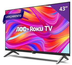 Smart Tv Aoc 43 Led Roku Full 43S515578G