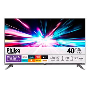 Smart Tv Philco 40" Full HD Roku Tv HDR10 Dolby Audio PTV40 Bivolt