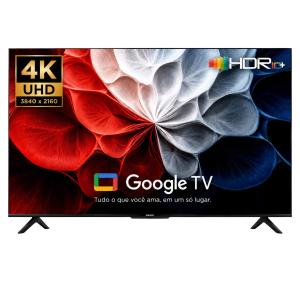 Smart TV SEMP 50'' 4K Google TV HDR10+ Dolby Wi-Fi BT