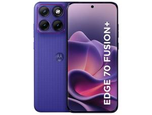 Smartphone Motorola Edge 70 Fusion+ 512GB 5G 12GB RAM+12GB RAM Boost Roxo 6,8" Câm. Tripla Selfie 50MP