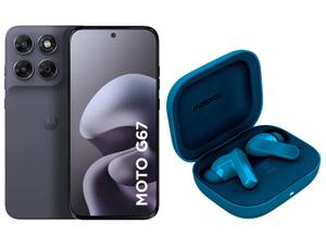 Smartphone Motorola Moto G67 256GB Chumbo