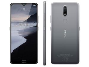 Smartphone Nokia 2.4 64GB Cinza 4G Octa-Core 3GB RAM Tela 6,5” Câm. Dupla + Selfie 5M