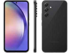 Smartphone Samsung Galaxy A54 128GB Preto 5G Octa-Core 8GB RAM 6,4" Câm. Tripla + Selfie 32MP Dual Chip