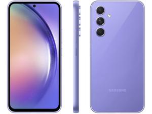 Smartphone Samsung Galaxy A54 256GB Violeta 5G Octa-Core 8GB RAM 6,4" Câm. Tripla + Selfie 32MP Dual Chip