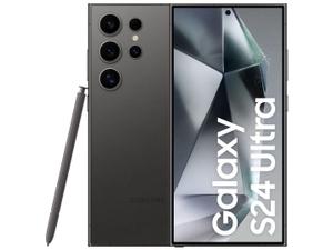 Smartphone Samsung Galaxy S24 Ultra 6,8" Galaxy AI 512GB Titânio Preto 5G 12GB RAM Câm. Quádrupla 200MP + Selfie 12MP Bateria 5000mAh Dual Chip