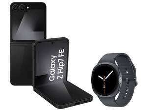 Smartphone Samsung Galaxy Z Flip7 FE 128GB Preto