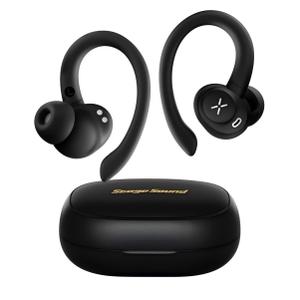 SportFree Fones de Ouvido Bluetooth Esportivos com Gancho  Leves, Ajuste Perfeito e Som Poderoso, 40 Horas de Bateria