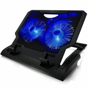 Suporte Notebook Silenciosa Usb Ventoinhas Dobrável Gamer