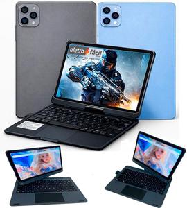 Tablet PC Gamer Tela 11 12GB RAM 256GB Armazenamento 5G Aceita Chip COR:AZUL