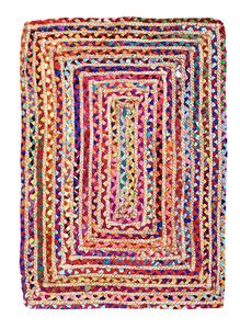 Tapete Ramanta Home Jute Cotton Multi Chindi Braid 60x90cm