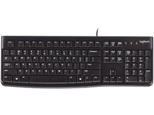Teclado com fio USB Logitech K120 Resistente à Respingos e Layout ABNT2 -920-004423