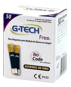 Tiras Reagentes GTech Free 1  com 50 Unidades