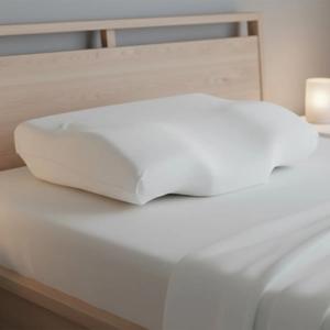 Travesseiro Cervical Ortopédico Anatômico Nasa Viscoelástico Para Dor Pescoço Coluna Ronco Antiácaro Revestimento Fixo Suporte Ergonômico