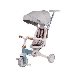 Triciclo E-lite Trike c/ Pedal Off White Azul - Premium Baby