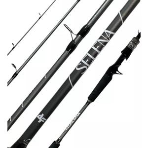Vara de Pesca 1,80mts 2 Partes Resistente Leve 14lb Grafite