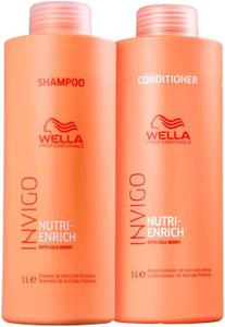Wella - Nutri Enrich - Kit Shampoo 1 L + Condicionador 1 L