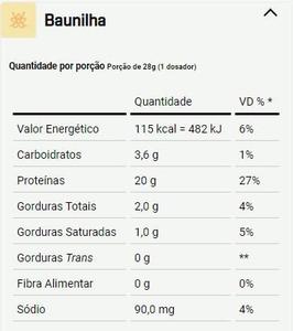 Whey Protein Concentrado Refil (1,8kg) - Sabor: Baunilha