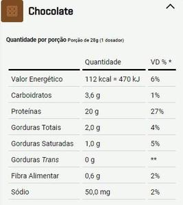 Whey Protein Concentrado Refil (1,8kg) - Sabor: Chocolate