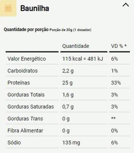 Whey Protein Hidrolisado Pote (900g) - Sabor: Baunilha