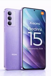 Xiaomi Redmi 15 256GB 8GB Tela 144Hz 50MP Câmera 50 Mp Bateria 7000mAh 33W Smartphone Top Celular Custo benefício