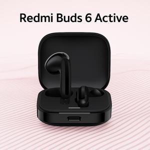 Xiaomi Redmi Buds 6 Fone de Ouvido Sem Fio Bluetooth Active Bateria de 30 horas Redução de Ruídos Graves Reforçados Qualidade de Som Imersiva Gamer