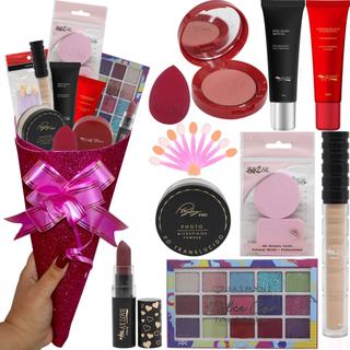 Buque de Kit Maquiagem Completo Max Love - Glow Pink