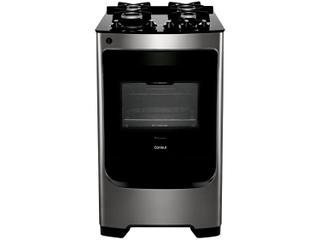 Fogão 4 Bocas Consul Inox Mesa de Vidro CFO4VARUNA