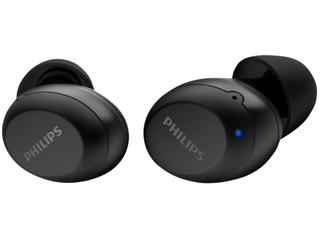 Fone de ouvido sem fio TWS Philips TAT1209BK00 na cor preto, bluetooth, microfone, IPX4 e 18h