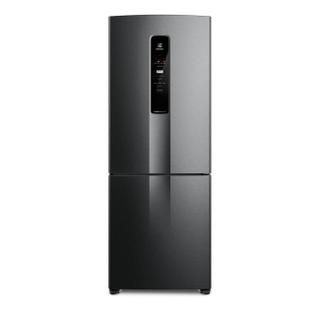 Geladeira/Refrigerador Electrolux Frost Free - Inverse Black Inox Look 490L IB7B