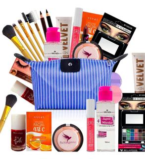 Kit Maquiagem Lip Tint Completo Bella Femme Pele Negra - BELLAFEMME