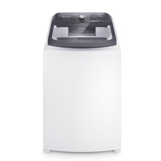 Lavadora de Roupas Electrolux 15kg Cesto Inox 11 Programas de Lavagem Branco Premium Care Jet&Clean e Time Control LEC15