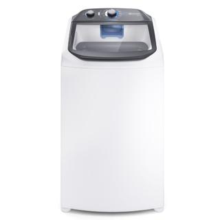 Máquina de Lavar Electrolux 13 Kg Efficient LDA13 Duplo Dispenser Cesto Inox Branca 110V