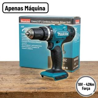 Parafusadeira Furadeira Impacto Makita 18V, 42Nm, 2 velocidades, APENAS MÁQUINA Profissional  DHP453Z