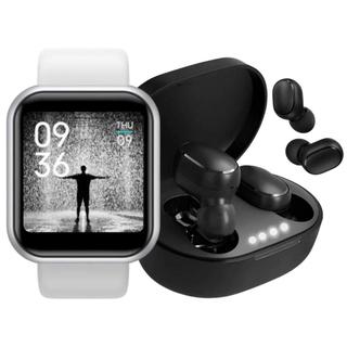 Relógio Smart Watch Digital D20 Masculino / Feminino + Fone Bluetooth Sem Fio - 01Smart