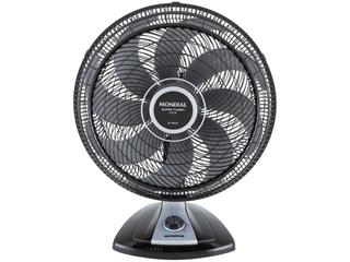 Ventilador de Mesa Mondial VTX-50 50cm 8 Pás 3 Velocidades Preto e Prata