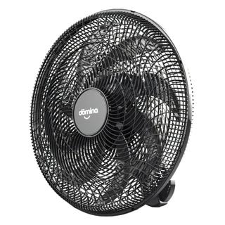 Ventilador De Parede Oscilante Eco Bivolt 250w 60cm Dômina Preto Bivolt Rolamento Duplo Blindado Térmico