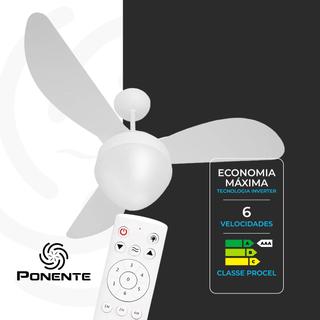 Ventilador de Teto Gale Inverter Bivolt Para 2 Lâmpadas com Controle - Ponente