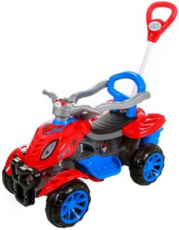 Carrinho De Passeio/Pedal Infantil Com Empurrador Criança - Spider - Maral