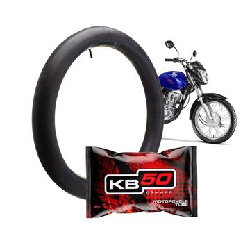 Imagem de 2 Unidades Par de Câmaras de Ar KB50 P/ Pneu de Moto CG 125 CG 150 CG 160 YBR Aro 18