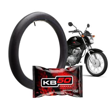 Imagem de 2 Unidades Par de Câmaras de Ar KB50 P/ Pneu de Moto CG 125 CG 150 CG 160 YBR Aro 18