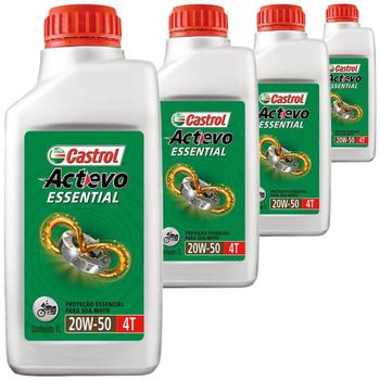 Imagem de 4 Óleo Mineral 20W50 Actevo Essential 4T Castrol Honda