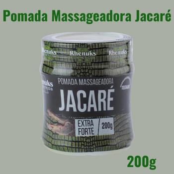 Imagem de 48 Pomada Massageadora Rhenukus Jacaré Pote 200g