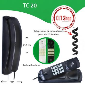 Imagem de 5 Aparelho Telefone Fixo Gôngola Para Pousada Hotel Motel