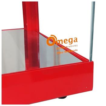 Imagem de A-VF62 - Vitrine fria Alfa 62cm Vermelho com 12 Gelo X - Bivolt - Omega