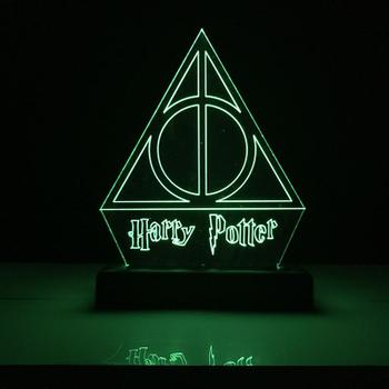 Imagem de Abajur Luminária Harry Potter Relíquias da Morte LED