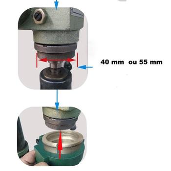 Imagem de Adaptador + Anel 40mm / 55mm Para Broca De Furo Quadrado